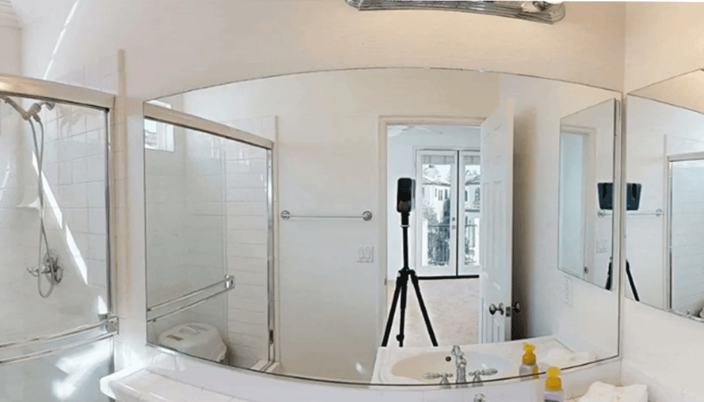 Removing a camera from a Matterport tour - before